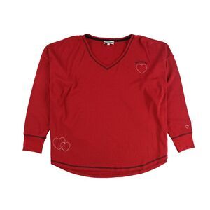 P.J. Salvage Womens Plus Size You Have My Heart Pajama Sweater, NWT